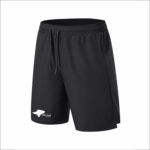 ⁦شورت رياضي لون اسود دراي فيت برو سريع الجفاف⁩ - الصورة ⁦3⁩