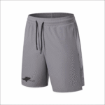 ⁦شورت رياضي لون رمادي دراي فيت برو سريع الجفاف⁩ - الصورة ⁦3⁩