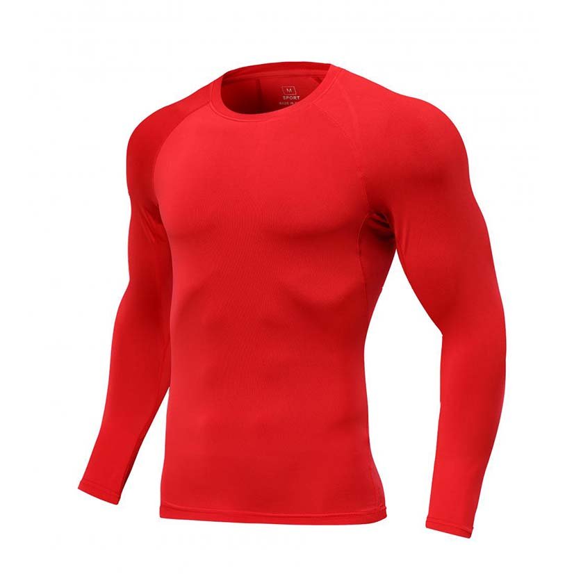 #726 Long Sleeves (2) بدي كم طويل لون احمر - Image 1