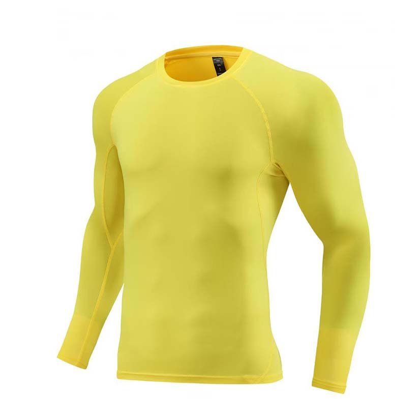 #726 long sleeves yellow بدي كم طويل لون اصفر - Image 1