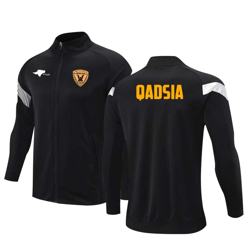 Q جاكيت نادي القادسية سحاب كامل - الصورة 1