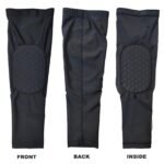 واقيات الركبة للتنفس سداسية خلية النحل قابلة للضغط، دعامة واقية للركبة الرياضية، أكمام الساق