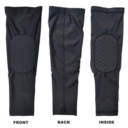 واقيات الركبة للتنفس سداسية خلية النحل قابلة للضغط، دعامة واقية للركبة الرياضية، أكمام الساق