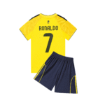 طقم النصر السعودي الأساسي رقم 7 موسم 2025/2026 للأطفال - Image 2