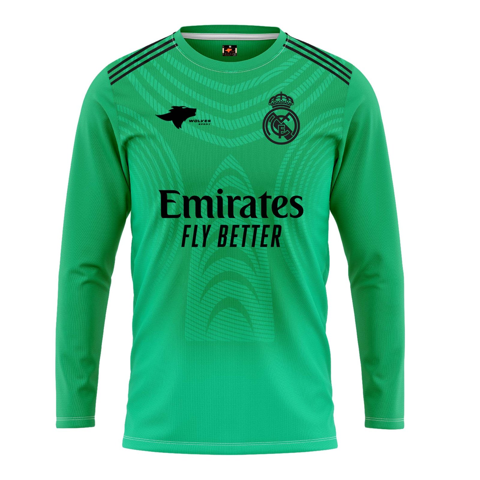 REAL MEDRIED GREEN FULL SLEEVE Real Madrid 2025-26 Goalkeeper Kids (Full Sleeve) - الصورة 1