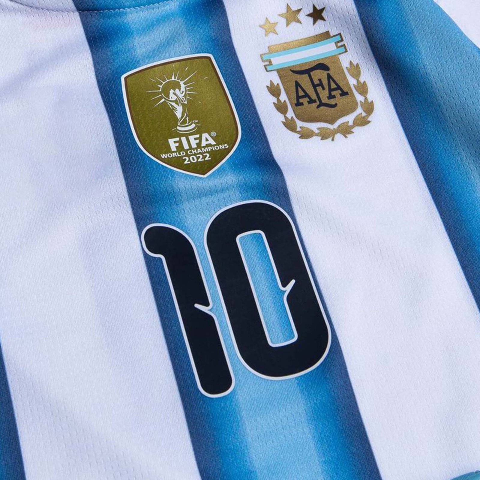 arge طقم منتخب الأرجنتين الأساسي رقم 10 كاس العالم 2026 للأطفال - Image 1