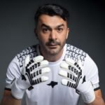 (ERGO NEGATIVE) قفاز وولفز سبورت برو الأبيض (للكبار)