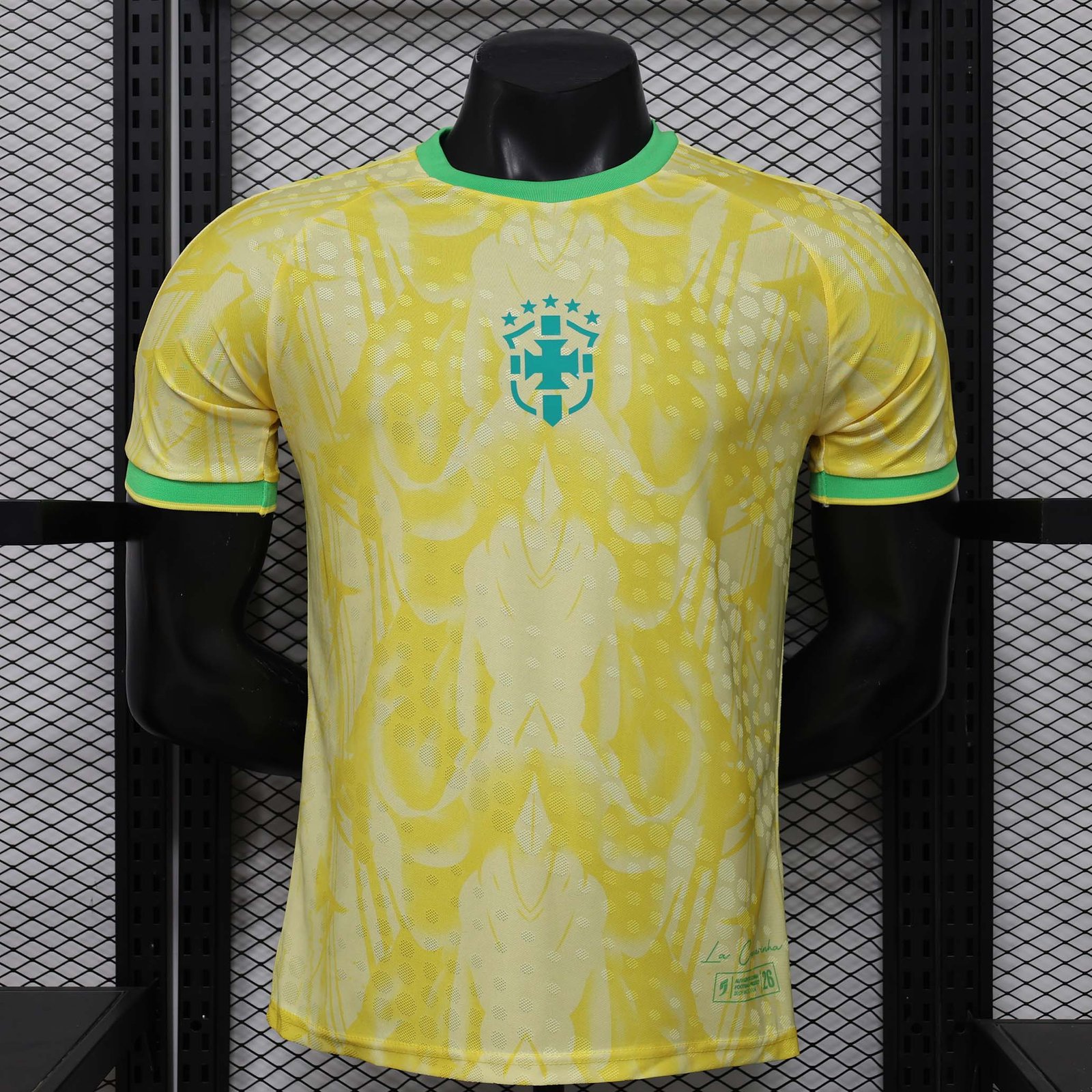 brazil تشيرت منتخب البرازيل تصميم خاص (خام لاعبين ماستر) - الصورة 1
