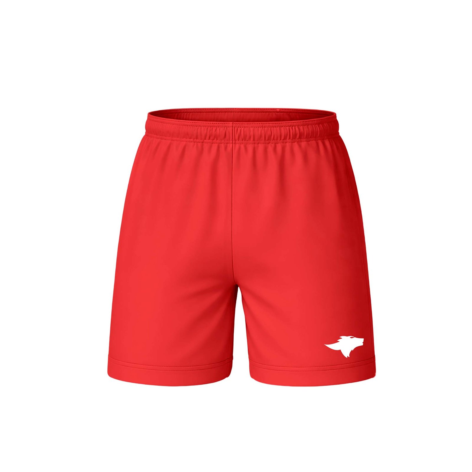 red short شورت كرة قدم من وولفز سبورت لون احمر (خام لاعبين) - الصورة 1