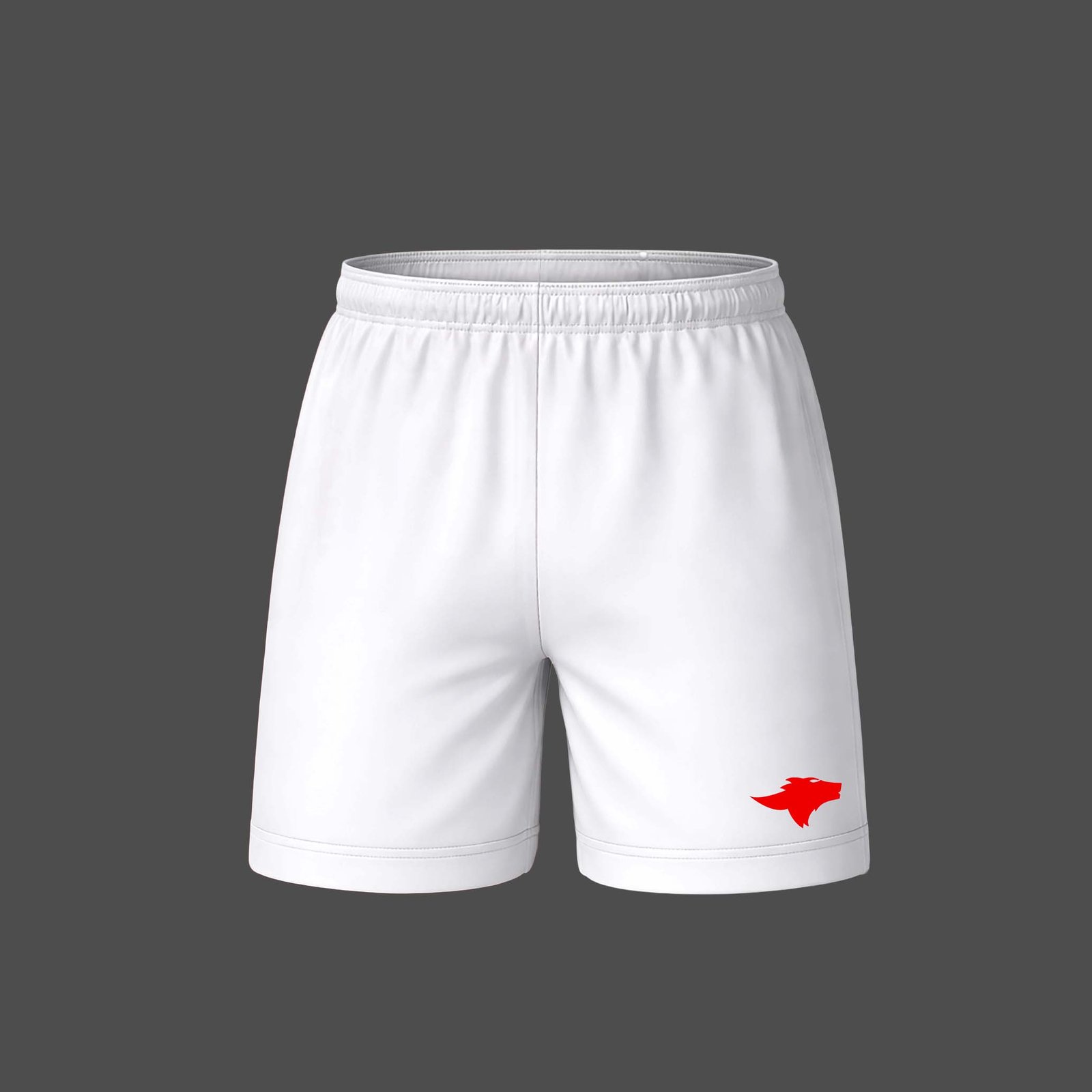 white short شورت كرة قدم من وولفز سبورت لون ابيض (خام لاعبين) - الصورة 1