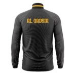 ⁦جاكيت سحاب كامل نادي القادسية لون اسود موسم 2026⁩ - الصورة ⁦2⁩